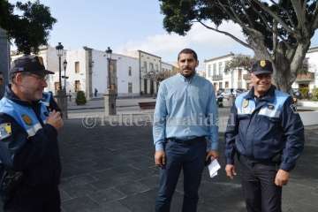 Presentación de los nuevos vehículos de la Policía Local de Telde (Foto TA)